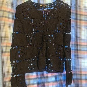 S) VTG Granny Square Cardigan